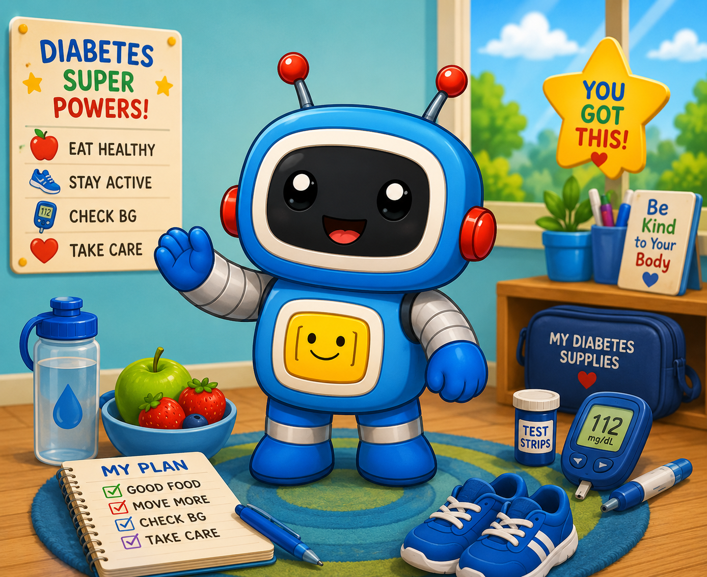 Robo, The Routine Buddy from Sweet Steps